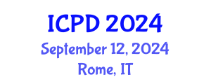 International Conference on Population and Development (ICPD) September 12, 2024 - Rome, Italy