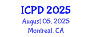 International Conference on Population and Development (ICPD) August 05, 2025 - Montreal, Canada