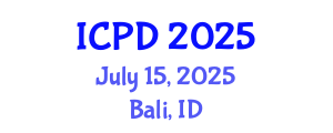 International Conference on Population and Development (ICPD) July 15, 2025 - Bali, Indonesia
