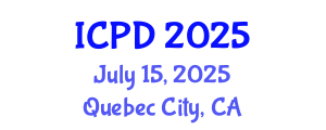 International Conference on Population and Development (ICPD) July 15, 2025 - Quebec City, Canada