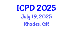 International Conference on Population and Development (ICPD) July 19, 2025 - Rhodes, Greece