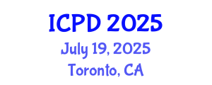 International Conference on Population and Development (ICPD) July 19, 2025 - Toronto, Canada