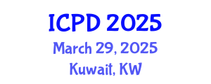 International Conference on Population and Development (ICPD) March 29, 2025 - Kuwait, Kuwait