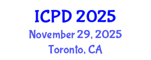 International Conference on Population and Development (ICPD) November 29, 2025 - Toronto, Canada