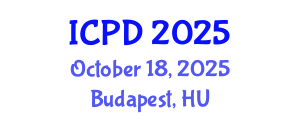 International Conference on Population and Development (ICPD) October 18, 2025 - Budapest, Hungary