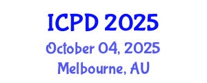 International Conference on Population and Development (ICPD) October 04, 2025 - Melbourne, Australia