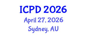 International Conference on Population and Development (ICPD) April 27, 2026 - Sydney, Australia International Conference on Population and Development (ICPD) April 27, 2026 - Sydney, Australia