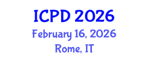 International Conference on Population and Development (ICPD) February 16, 2026 - Rome, Italy International Conference on Population and Development (ICPD) February 16, 2026 - Rome, Italy