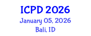 International Conference on Population and Development (ICPD) January 05, 2026 - Bali, Indonesia International Conference on Population and Development (ICPD) January 05, 2026 - Bali, Indonesia