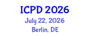 International Conference on Population and Development (ICPD) July 22, 2026 - Berlin, Germany International Conference on Population and Development (ICPD) July 22, 2026 - Berlin, Germany