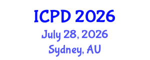 International Conference on Population and Development (ICPD) July 28, 2026 - Sydney, Australia International Conference on Population and Development (ICPD) July 28, 2026 - Sydney, Australia
