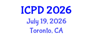 International Conference on Population and Development (ICPD) July 19, 2026 - Toronto, Canada International Conference on Population and Development (ICPD) July 19, 2026 - Toronto, Canada