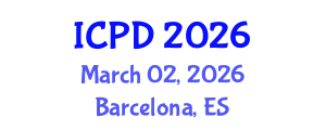 International Conference on Population and Development (ICPD) March 02, 2026 - Barcelona, Spain International Conference on Population and Development (ICPD) March 02, 2026 - Barcelona, Spain