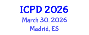 International Conference on Population and Development (ICPD) March 30, 2026 - Madrid, Spain International Conference on Population and Development (ICPD) March 30, 2026 - Madrid, Spain