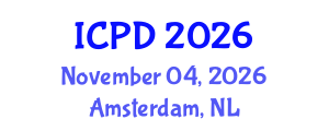 International Conference on Population and Development (ICPD) November 04, 2026 - Amsterdam, Netherlands International Conference on Population and Development (ICPD) November 04, 2026 - Amsterdam, Netherlands