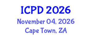 International Conference on Population and Development (ICPD) November 04, 2026 - Cape Town, South Africa