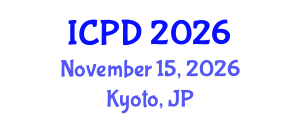 International Conference on Population and Development (ICPD) November 15, 2026 - Kyoto, Japan International Conference on Population and Development (ICPD) November 15, 2026 - Kyoto, Japan