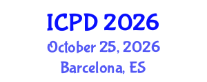 International Conference on Population and Development (ICPD) October 25, 2026 - Barcelona, Spain International Conference on Population and Development (ICPD) October 25, 2026 - Barcelona, Spain