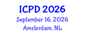 International Conference on Population and Development (ICPD) September 16, 2026 - Amsterdam, Netherlands International Conference on Population and Development (ICPD) September 16, 2026 - Amsterdam, Netherlands