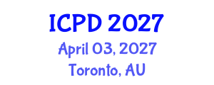 International Conference on Population and Development (ICPD) April 03, 2027 - Toronto, Australia