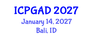 International Conference on Population Geography and Allied Disciplines (ICPGAD) January 14, 2027 - Bali, Indonesia International Conference on Population Geography and Allied Disciplines (ICPGAD) January 14, 2027 - Bali, Indonesia