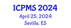 International Conference on Port and Maritime Security (ICPMS) April 22, 2024 - Seville, Spain