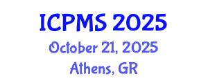 International Conference on Port and Maritime Security (ICPMS) October 21, 2025 - Athens, Greece