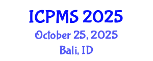 International Conference on Port and Maritime Security (ICPMS) October 25, 2025 - Bali, Indonesia