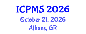 International Conference on Port and Maritime Security (ICPMS) October 21, 2026 - Athens, Greece