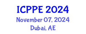 International Conference on Positive Psychology and Education (ICPPE) November 07, 2024 - Dubai, United Arab Emirates