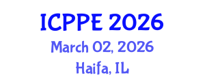 International Conference on Positive Psychology and Education (ICPPE) March 02, 2026 - Haifa, Israel International Conference on Positive Psychology and Education (ICPPE) March 02, 2026 - Haifa, Israel