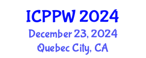International Conference on Positive Psychology and Wellbeing (ICPPW) December 23, 2024 - Quebec City, Canada