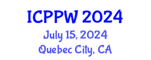 International Conference on Positive Psychology and Wellbeing (ICPPW) July 15, 2024 - Quebec City, Canada