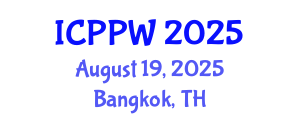 International Conference on Positive Psychology and Wellbeing (ICPPW) August 19, 2025 - Bangkok, Thailand