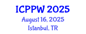 International Conference on Positive Psychology and Wellbeing (ICPPW) August 16, 2025 - Istanbul, Turkey