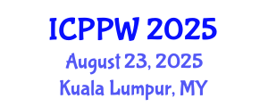 International Conference on Positive Psychology and Wellbeing (ICPPW) August 23, 2025 - Kuala Lumpur, Malaysia