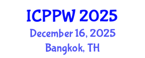 International Conference on Positive Psychology and Wellbeing (ICPPW) December 16, 2025 - Bangkok, Thailand