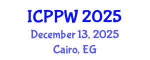 International Conference on Positive Psychology and Wellbeing (ICPPW) December 13, 2025 - Cairo, Egypt