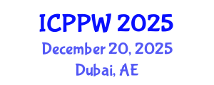 International Conference on Positive Psychology and Wellbeing (ICPPW) December 20, 2025 - Dubai, United Arab Emirates
