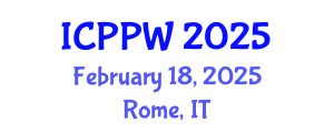 International Conference on Positive Psychology and Wellbeing (ICPPW) February 18, 2025 - Rome, Italy