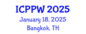 International Conference on Positive Psychology and Wellbeing (ICPPW) January 18, 2025 - Bangkok, Thailand