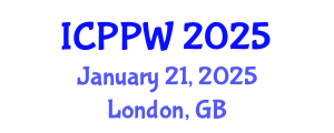 International Conference on Positive Psychology and Wellbeing (ICPPW) January 21, 2025 - London, United Kingdom