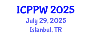 International Conference on Positive Psychology and Wellbeing (ICPPW) July 29, 2025 - Istanbul, Turkey