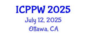 International Conference on Positive Psychology and Wellbeing (ICPPW) July 12, 2025 - Ottawa, Canada