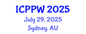 International Conference on Positive Psychology and Wellbeing (ICPPW) July 29, 2025 - Sydney, Australia