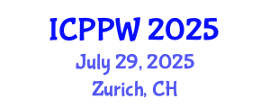 International Conference on Positive Psychology and Wellbeing (ICPPW) July 29, 2025 - Zurich, Switzerland
