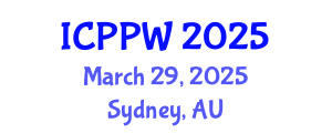 International Conference on Positive Psychology and Wellbeing (ICPPW) March 29, 2025 - Sydney, Australia