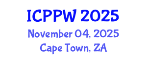 International Conference on Positive Psychology and Wellbeing (ICPPW) November 04, 2025 - Cape Town, South Africa