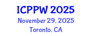 International Conference on Positive Psychology and Wellbeing (ICPPW) November 29, 2025 - Toronto, Canada