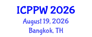 International Conference on Positive Psychology and Wellbeing (ICPPW) August 19, 2026 - Bangkok, Thailand International Conference on Positive Psychology and Wellbeing (ICPPW) August 19, 2026 - Bangkok, Thailand